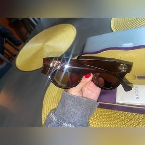 Brown Gucci sunglasses, brand new